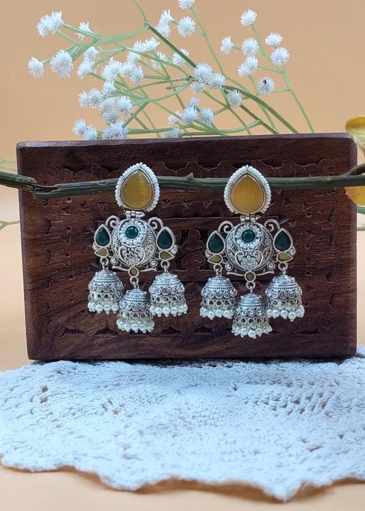 Brass Premium Diksha Tradition Dangler Earrings