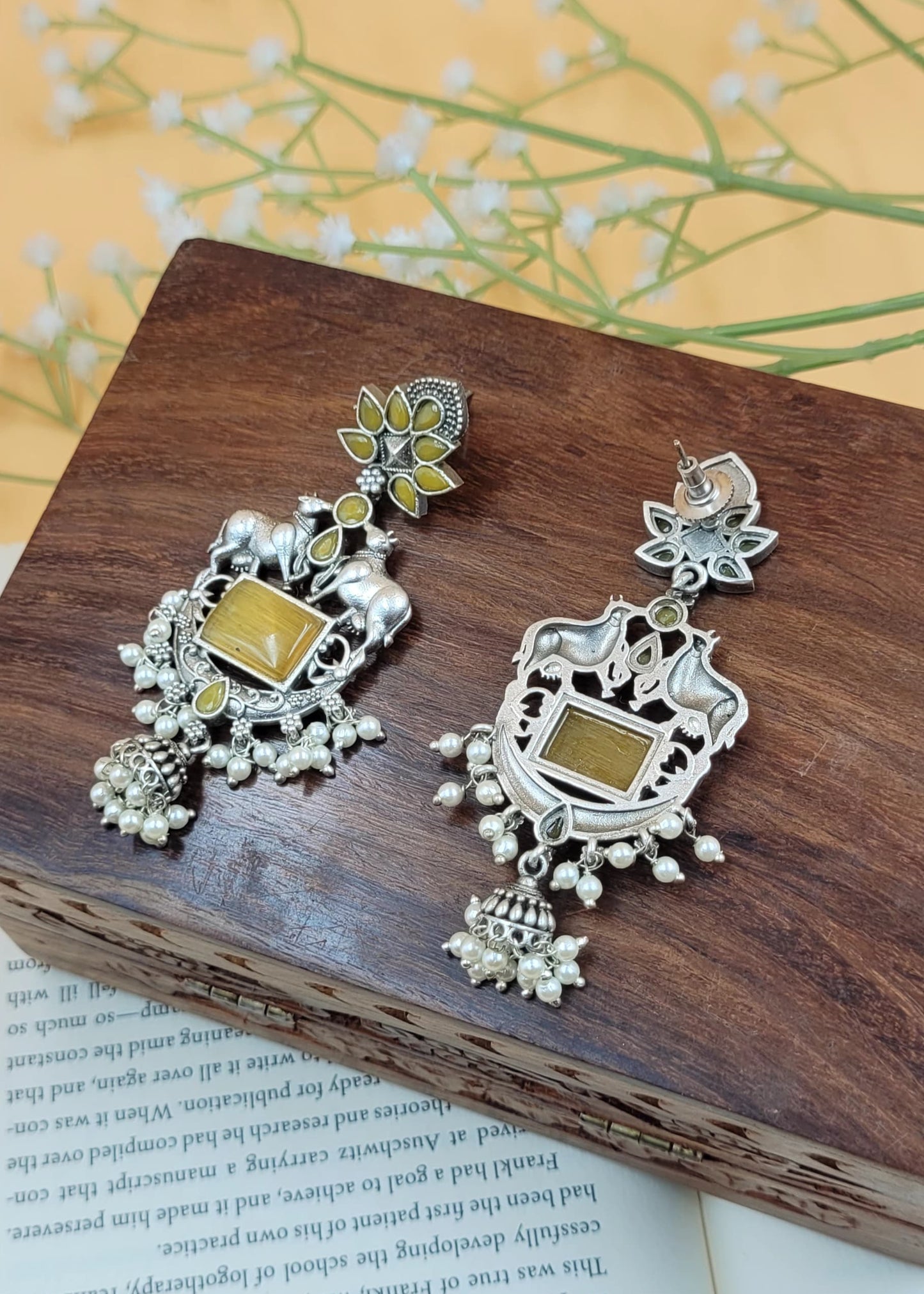 Brass Premium Shri Dangler Earring